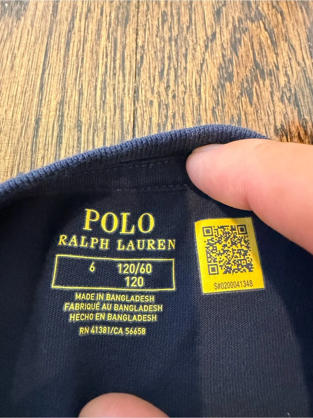 Polo by Ralph Lauren Navy Crewneck long sleeve